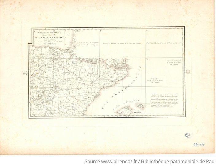 Carte De La Partie Nord Est De L Espagne Echelle 1 350 000 Documents Du Site Pireneas