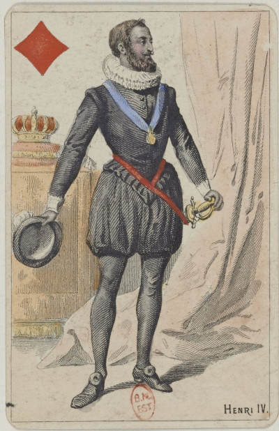  [Jeu de cartes au portrait de fantaisie dit "de l'Histoire de France"] 